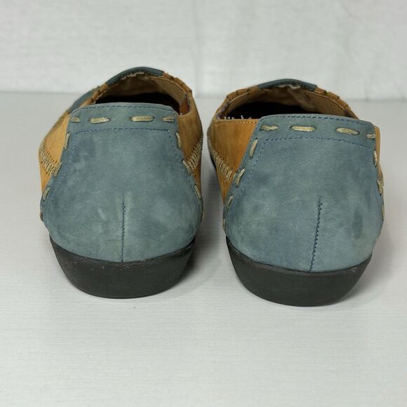 Hush Puppies Comfort Zone Leather Slip-On Loafers Women Shoes 8B Floral - Picture 4 of 8